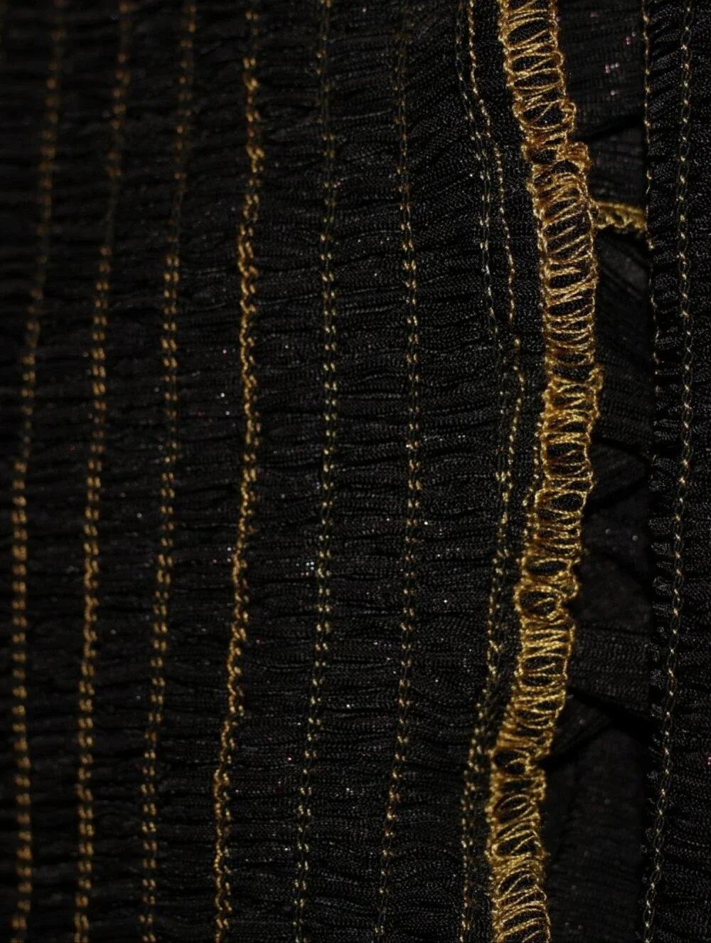 Pants Store High-Waist Shimmery Metallic Gold Fly Away Swing Shorts.